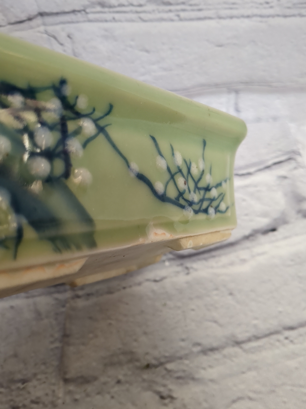 Vintage Japan 1930s Ceramic Stoneware Bonsai Planter Pottery - Picture 7 of 7